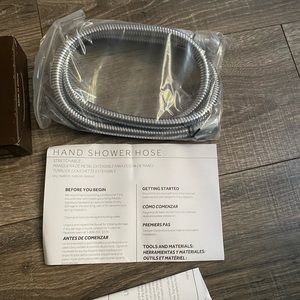 Signature Hardware  449693  Chrome 60" Stretchable Hand Shower Hose